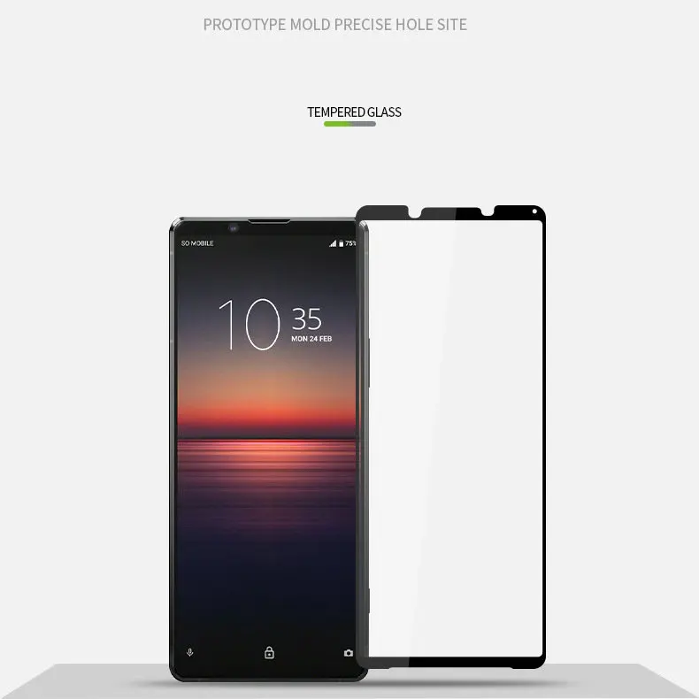 Защитное стекло закаленное для Sony Xperia 1 II 2 1m2 Mark MK XQ-AT51 AT72 AT52 J8110 | Мобильные