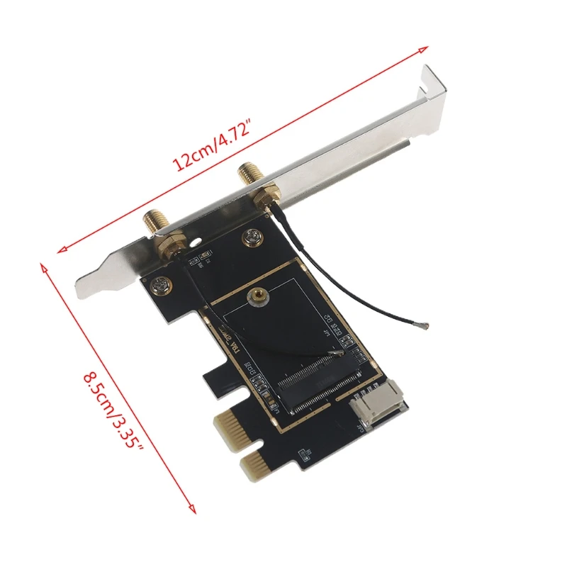 Converter Adapter for M.2 Wifi Card to Desktop PCIE 1X 4X 8X 16X Board Bluetooth-compatible
Converter Adapter for M.2 Wifi Card to Desktop PCIE 1X 4X 8X 16X Board Bluetooth-compatible
