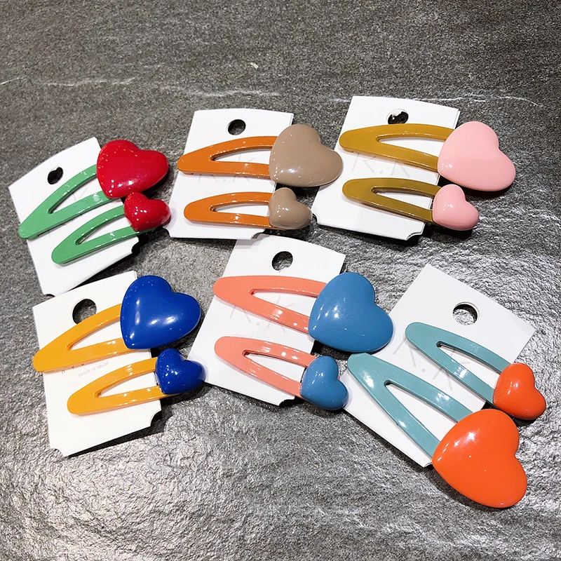 Girl Colorful BB Clip Love Hair Clip Set Cute Candy Color Side Clip Back Head Spoon Clip Girls Hairpin Headress
Girl Colorful BB Clip Love Hair Clip Set Cute Candy Color Side Clip Back Head Spoon Clip Girls Hairpin Headress