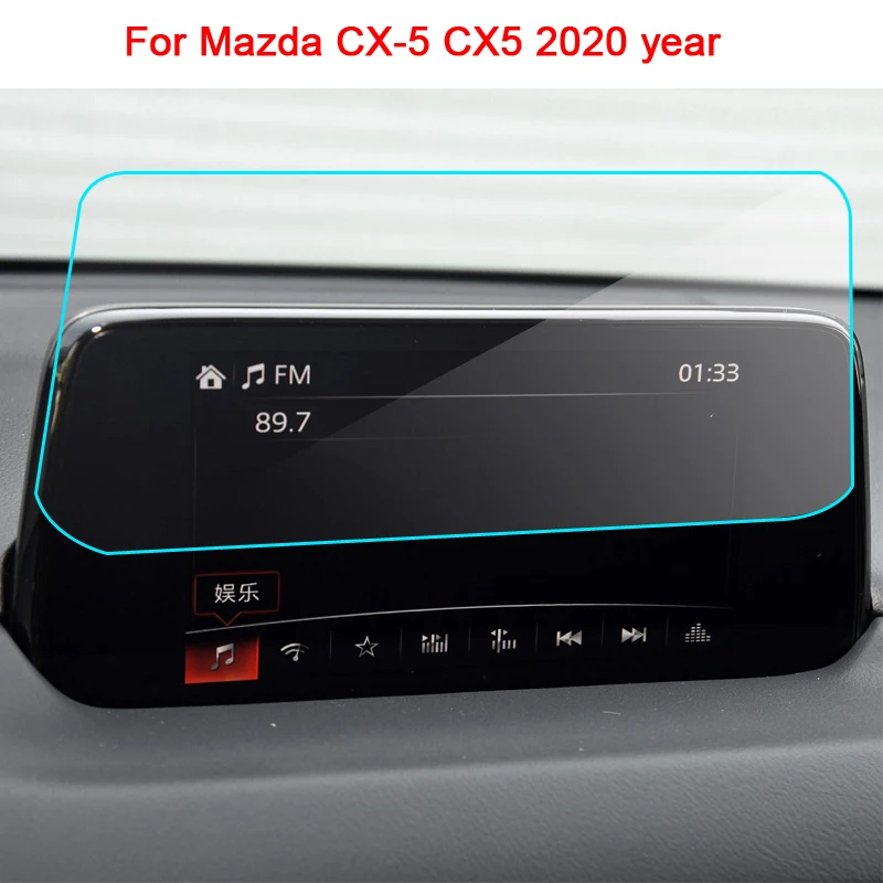 Tempered Glass For Mazda CX-5 CX5 CX 5 2020 Car Navigation Screen Protector Touch Display film Anti Scratch | Автомобили и