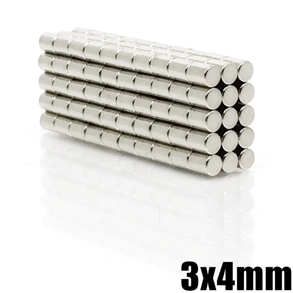 50/100/200/500/1000Pcs 3x4 mm Mini Super Strong Rare Earth Disc Neodymium Magnets 3*4mm Craft Round Magnet 3x4
50/100/200/500/1000Pcs 3x4 mm Mini Super Strong Rare Earth Disc Neodymium Magnets 3*4mm Craft Round Magnet 3x4