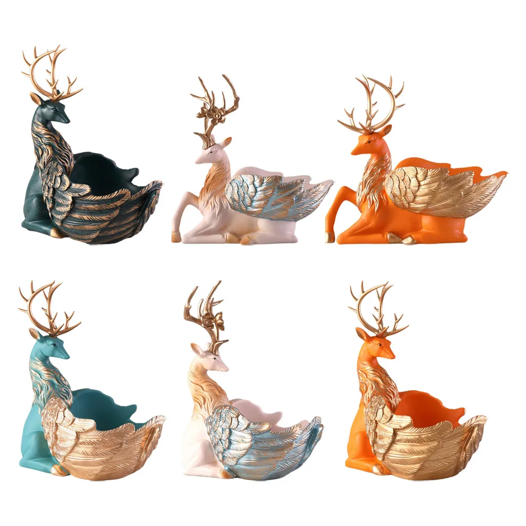 Resin Deer Statue Sculpture Deer Figurine Statue Home Office Decoration Feng Shui Ornament Wedding Gift Jewelry Necklace Storage
Resin Deer Statue Sculpture Deer Figurine Statue Home Office Decoration Feng Shui Ornament Wedding Gift Jewelry Necklace Storage