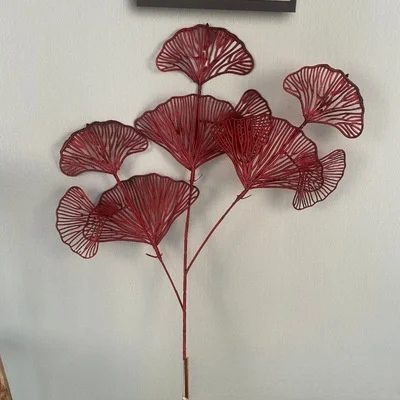 New Simulation Multicolor Fan Leaf Netted 3-pronged Ginkgo 75cm, Home Window Decoration, Wedding Background Wall Scene Layout
New Simulation Multicolor Fan Leaf Netted 3-pronged Ginkgo 75cm, Home Window Decoration, Wedding Background Wall Scene Layout