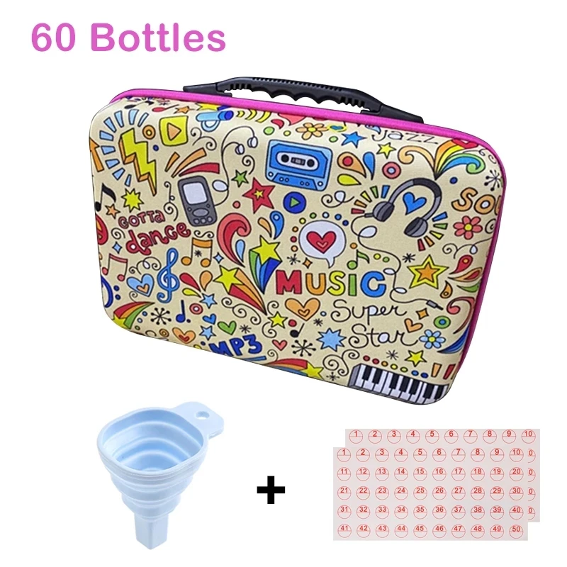 60 bottles 5D Diamond Painting Accessories cartoon music Storage Box DIY Diamond Embroidery Tools Beads Storage Container Jar
60 bottles 5D Diamond Painting Accessories cartoon music Storage Box DIY Diamond Embroidery Tools Beads Storage Container Jar