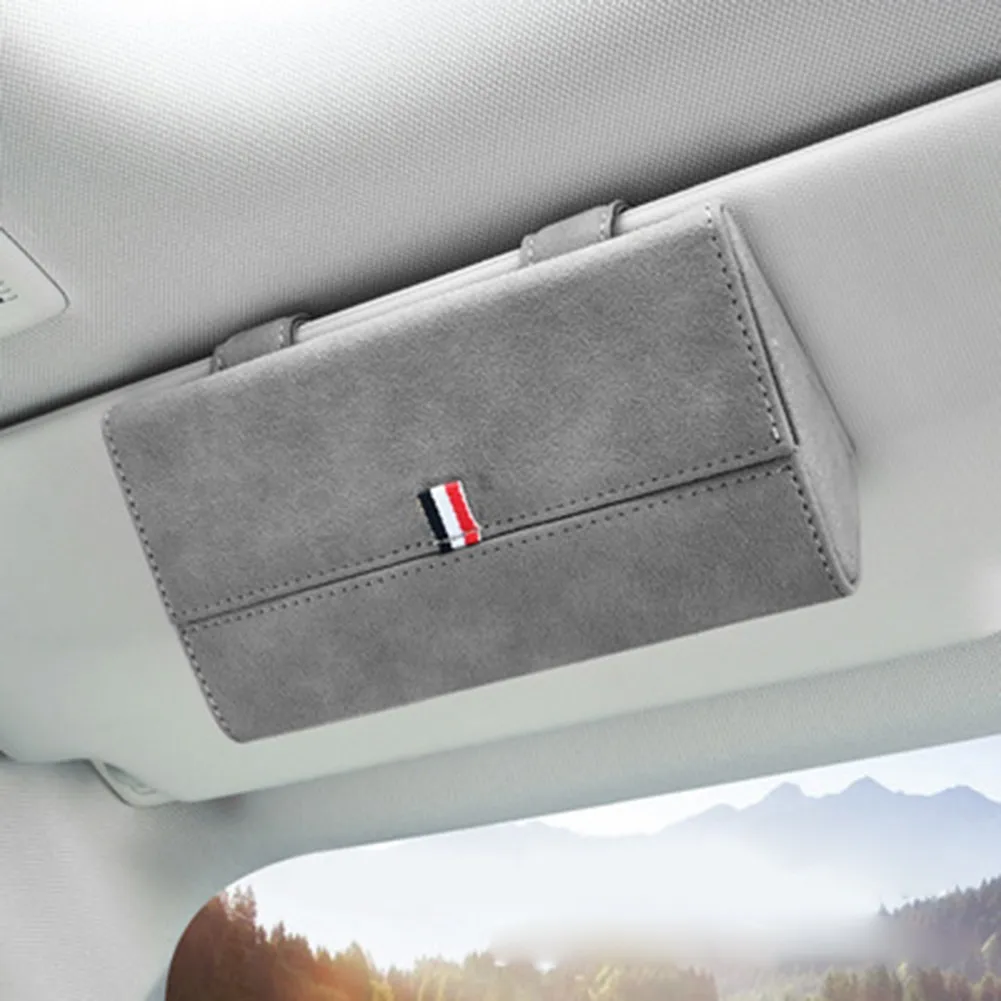 Black/gray/Beige Car Suede Storage Box Wniversal Sun Visor Sunglasses Protection Frame Glasses Storage Box Holder FOR BMW Golf
Black/gray/Beige Car Suede Storage Box Wniversal Sun Visor Sunglasses Protection Frame Glasses Storage Box Holder FOR BMW Golf