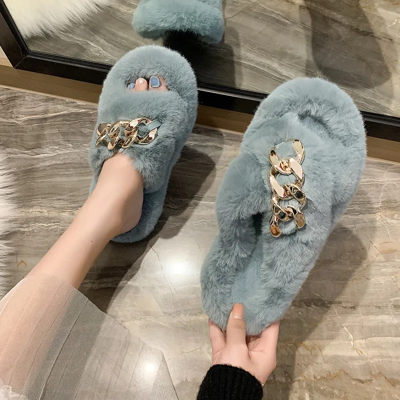 Shoes Woman 2021 Plush Slippers For Adults Rivet Luxury Slides Pantofle Fur Massage Flat Designer New Basic Metal Decoration Cot
Shoes Woman 2021 Plush Slippers For Adults Rivet Luxury Slides Pantofle Fur Massage Flat Designer New Basic Metal Decoration Cot