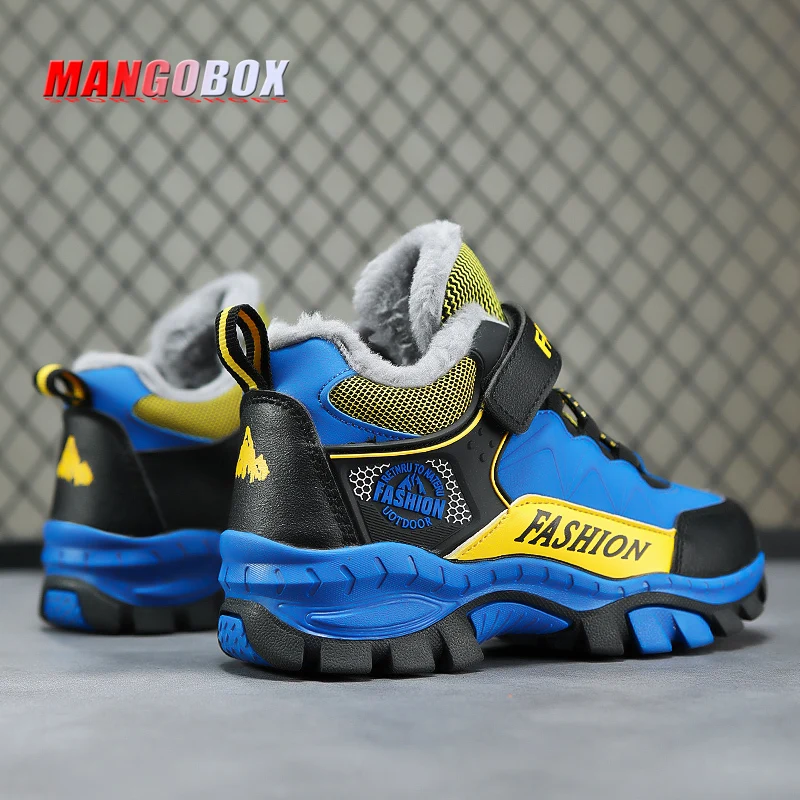 Winter Warm Big Boy Mountaineering Boots Blue Green Hunting Shoes Kids Plus Velvet Children Climbing Shoes Sneakers For Boys
Winter Warm Big Boy Mountaineering Boots Blue Green Hunting Shoes Kids Plus Velvet Children Climbing Shoes Sneakers For Boys
