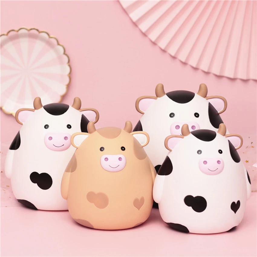 1PC Cartoon Cows Piggy Bank High Capacity Children Money Boxes Drop-resistant Piggy Banks Coin Bank Decoration Ornaments Gifts
1PC Cartoon Cows Piggy Bank High Capacity Children Money Boxes Drop-resistant Piggy Banks Coin Bank Decoration Ornaments Gifts