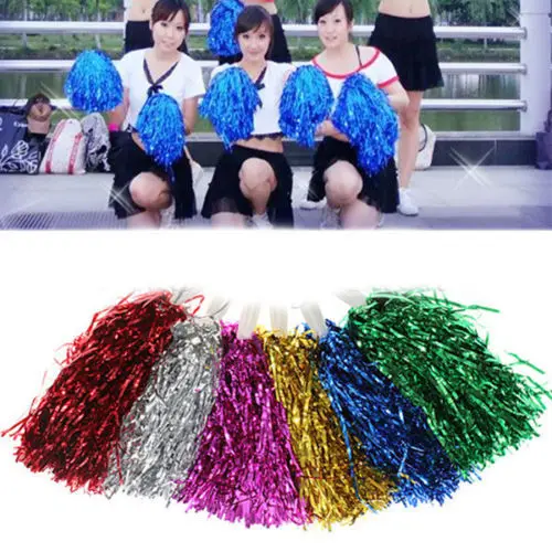 Concert Color Select You Like 1*Cheerleader 's Cheering Pom Poms Apply To Sports Match And Vocal Game Pompoms Cheap Practical 
Concert Color Select You Like 1*Cheerleader 's Cheering Pom Poms Apply To Sports Match And Vocal Game Pompoms Cheap Practical