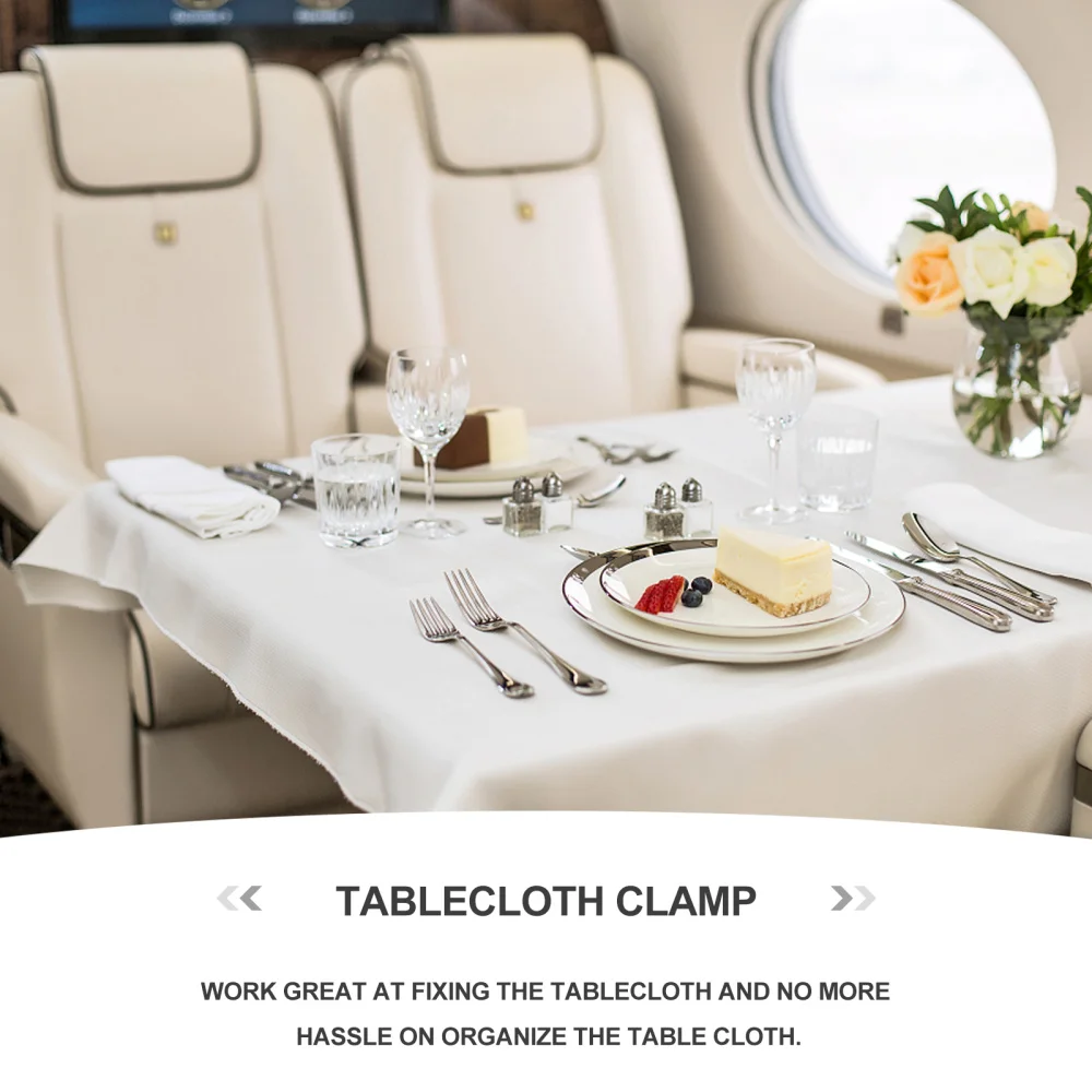 20 Pcs Tablecloth Clamps Stainless Steel Clips Adjustable Clamp Kitchen Supplies
20 Pcs Tablecloth Clamps Stainless Steel Clips Adjustable Clamp Kitchen Supplies