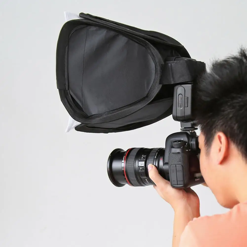 PULUZ Flash Lamp Soft Box SLR Camera Flash Diffuser Cover Photo Studio Accessory Easy to Carry and Applicable Scope Portraits
PULUZ Flash Lamp Soft Box SLR Camera Flash Diffuser Cover Photo Studio Accessory Easy to Carry and Applicable Scope Portraits
