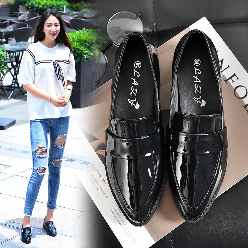 2020 Autumn British Pointed Small Leather Shoes Women's Chunky Heel Women's Shoes Spring and Summer Sexy Women's Shoes
2020 Autumn British Pointed Small Leather Shoes Women's Chunky Heel Women's Shoes Spring and Summer Sexy Women's Shoes