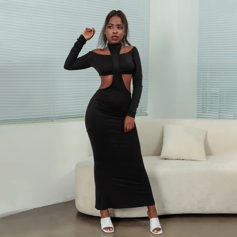 Two Piece Set For Women Solid Color Full Sleeve Slash Neck Top+Halter Long Skirt Suit Sexy Evening Party Clubwear Outfits
Two Piece Set For Women Solid Color Full Sleeve Slash Neck Top+Halter Long Skirt Suit Sexy Evening Party Clubwear Outfits