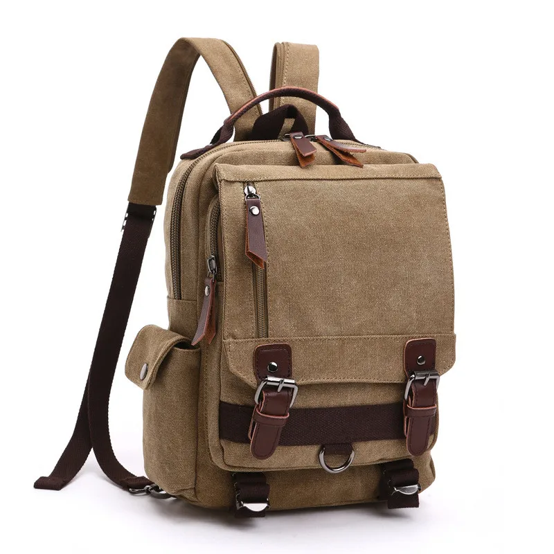 Small size Canvas Backpack Crossbody Bags Men Travel Back Pack Chest Bags Women Laptop Rucksack School Bags Female Daypack
Small size Canvas Backpack Crossbody Bags Men Travel Back Pack Chest Bags Women Laptop Rucksack School Bags Female Daypack