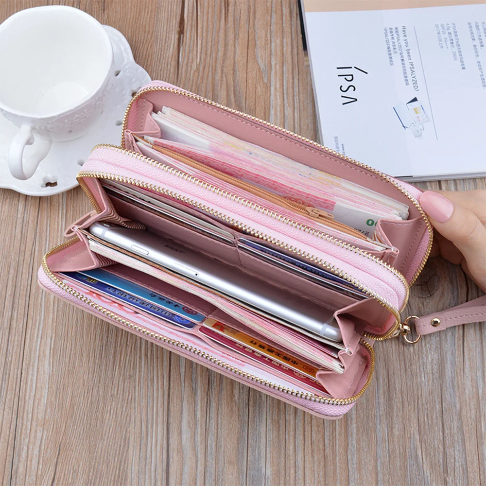 2020 Luxury Brand Leather Wallets Women Long Zipper Coin Purses Tassel Design Clutch Wallets Female Money Bag Credit Card Holder
2020 Luxury Brand Leather Wallets Women Long Zipper Coin Purses Tassel Design Clutch Wallets Female Money Bag Credit Card Holder