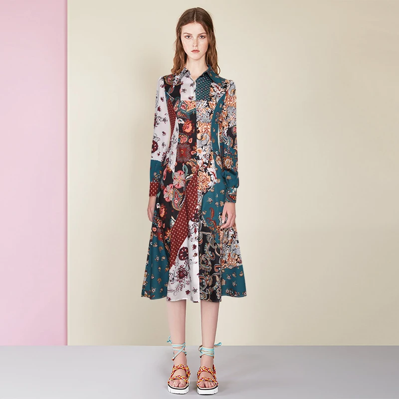 Gedivoen Spring Fashion Designer Vintage Dress Women Turn-down Colla Print Pockets A-Line Midi Elegant Party Shirt Dresses
Gedivoen Spring Fashion Designer Vintage Dress Women Turn-down Colla Print Pockets A-Line Midi Elegant Party Shirt Dresses