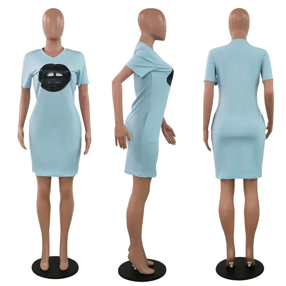 Women Summer Mini Dress Sexy Short Sleeve Loose Mouth Clip Print Party Night Club Bandage Female Dresses Vestidos 2021 Plus Size
Women Summer Mini Dress Sexy Short Sleeve Loose Mouth Clip Print Party Night Club Bandage Female Dresses Vestidos 2021 Plus Size