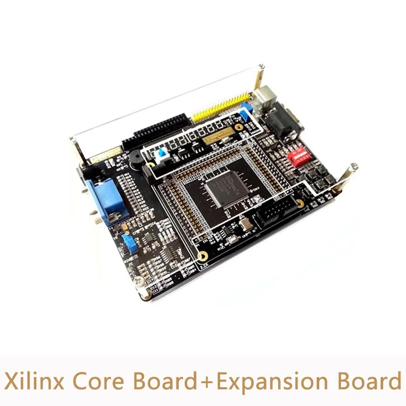 Xilinx FPGA Spartan-6 XC6SLX9 Development Board Core Board + Peripheral board / onboard ADDA
Xilinx FPGA Spartan-6 XC6SLX9 Development Board Core Board + Peripheral board / onboard ADDA