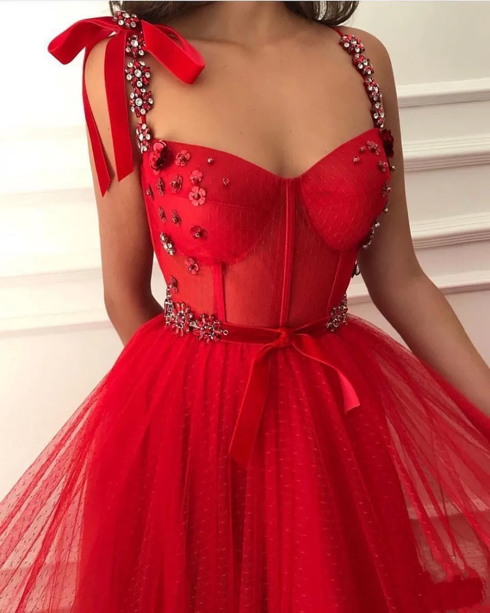 Sweetheart Custom Evening Dress A Line Red Beaded Spaghetti Formal Dresse NONE Trains Tulle Prom Party Gown
Sweetheart Custom Evening Dress A Line Red Beaded Spaghetti Formal Dresse NONE Trains Tulle Prom Party Gown