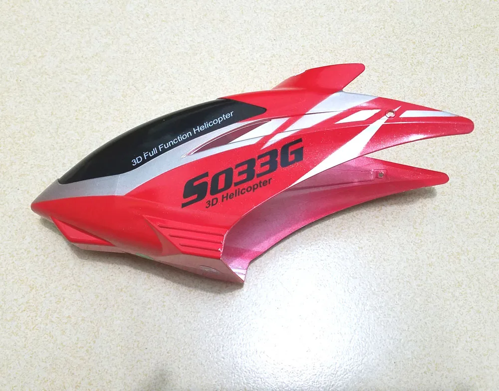 Red Color SYMA S033G Head Cover Canopy Spare Part Suit for SYMA S033G S33G S033G -01 RC Helicopter Head Cover Spare Part
Red Color SYMA S033G Head Cover Canopy Spare Part Suit for SYMA S033G S33G S033G -01 RC Helicopter Head Cover Spare Part