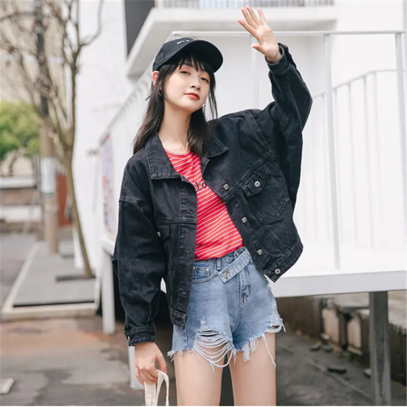 HziriP Fashion Women Fresh Loose Denim Cute Plus Size Students Hot Selling Casual Brief All Match Coats Gentle Feminine Jackets
HziriP Fashion Women Fresh Loose Denim Cute Plus Size Students Hot Selling Casual Brief All Match Coats Gentle Feminine Jackets