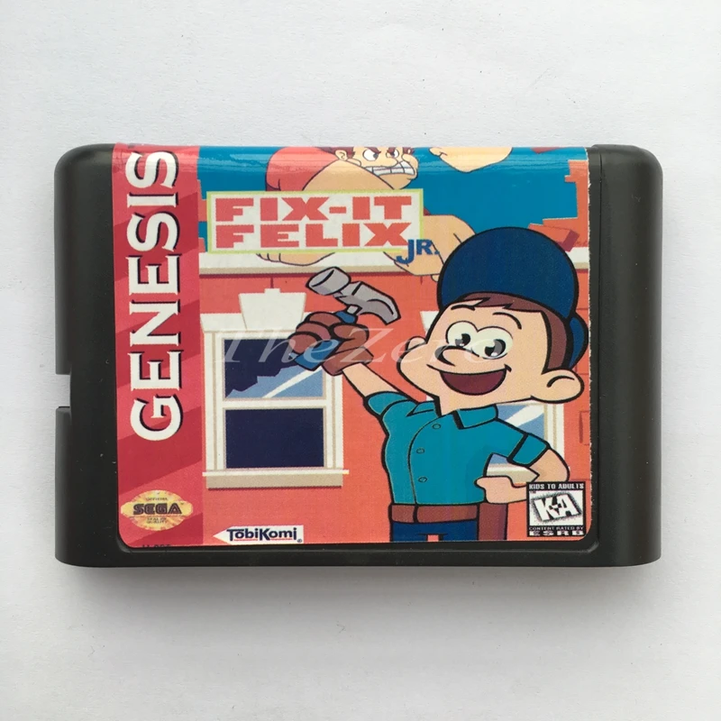 Феликс ЕС/японский оболочка для 16 бит карточная игра Genesis Системы Sega игры Mega