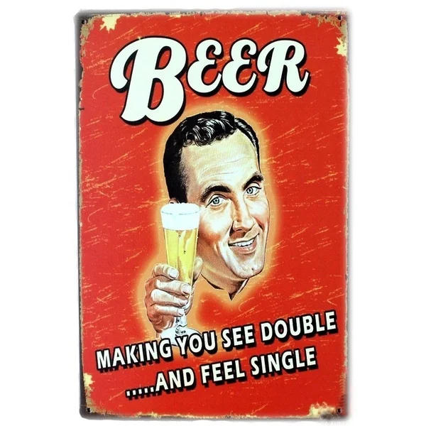 Beer Vintage Decorative Metal Signs Beer Wall Decor Tin Signs for Home Pub Wall Art Decor
Beer Vintage Decorative Metal Signs Beer Wall Decor Tin Signs for Home Pub Wall Art Decor