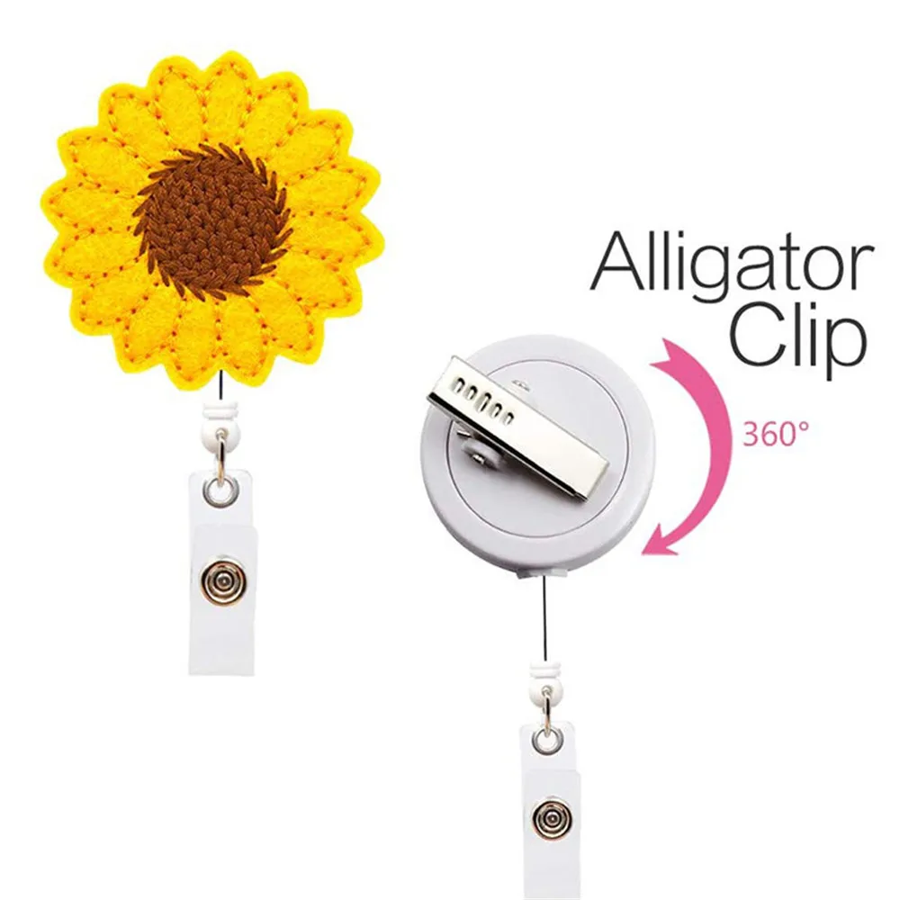 Retractable Badge Holder With Clip, Japan Sunflower Retractable Cord Id Badge Reel Nurse Badge Id Holder, Doctor Employee
Retractable Badge Holder With Clip, Japan Sunflower Retractable Cord Id Badge Reel Nurse Badge Id Holder, Doctor Employee