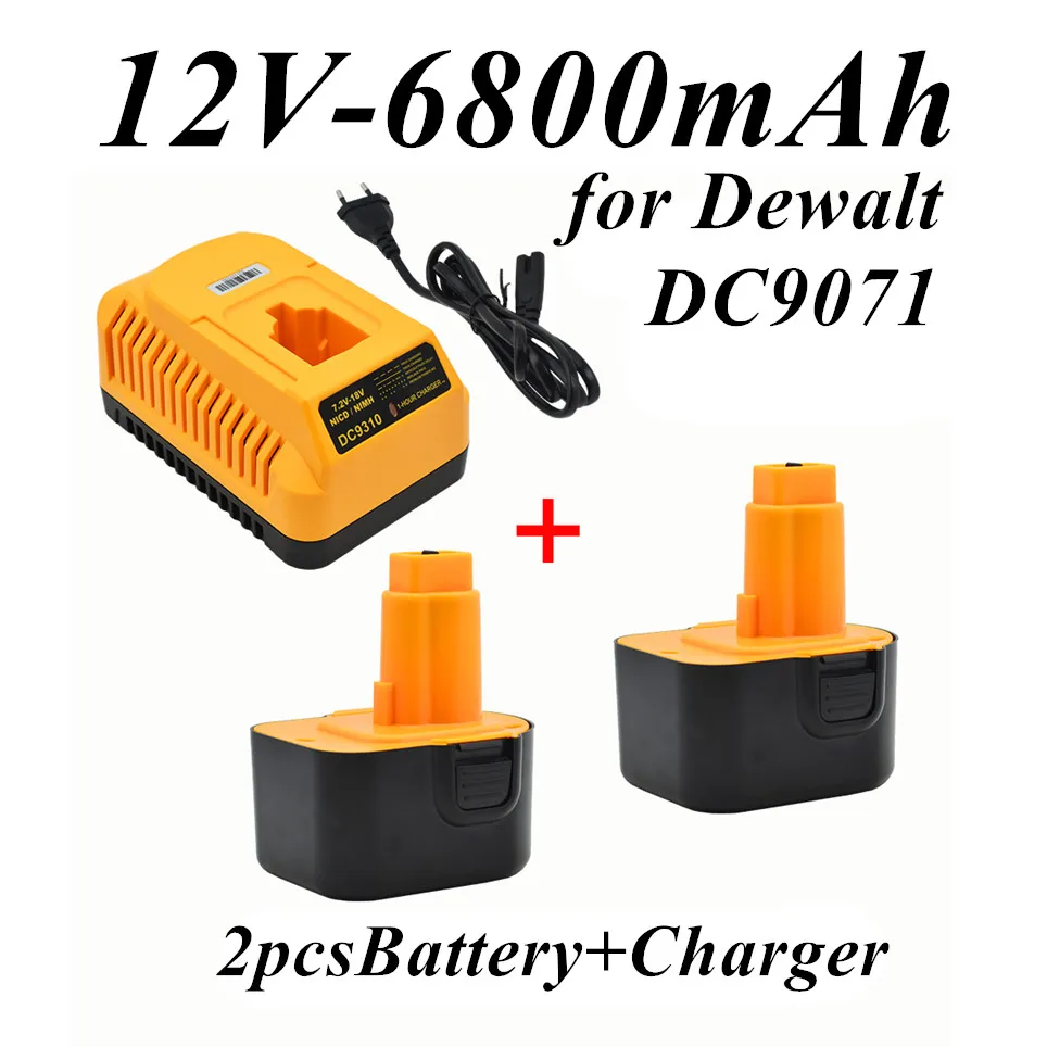 Аккумулятор для инструментов Dewalt DE9074, DC9071, DE9037, DE9071, DE9075, DW9071, DW9074, DC727, DC756, DC980, DC981, DW051, 12 В, 6800 мАч с зарядным устройством
Аккумулятор для инструментов Dewalt DE9074, DC9071, DE9037, DE9071, DE9075, DW9071, DW9074, DC727, DC756, DC980, DC981, DW051, 12 В, 6800 мАч с зарядным устройством