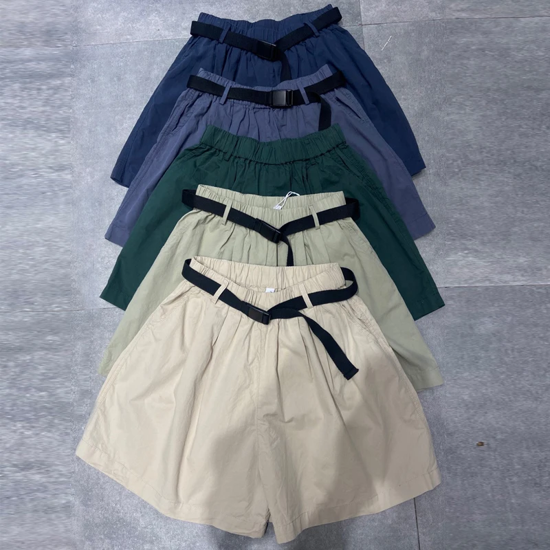 Johnature Simple All Match Women Shorts 2022 Summer New Japanese Elastic Waist Loose Solid Color Sashes Shorts
Johnature Simple All Match Women Shorts 2022 Summer New Japanese Elastic Waist Loose Solid Color Sashes Shorts