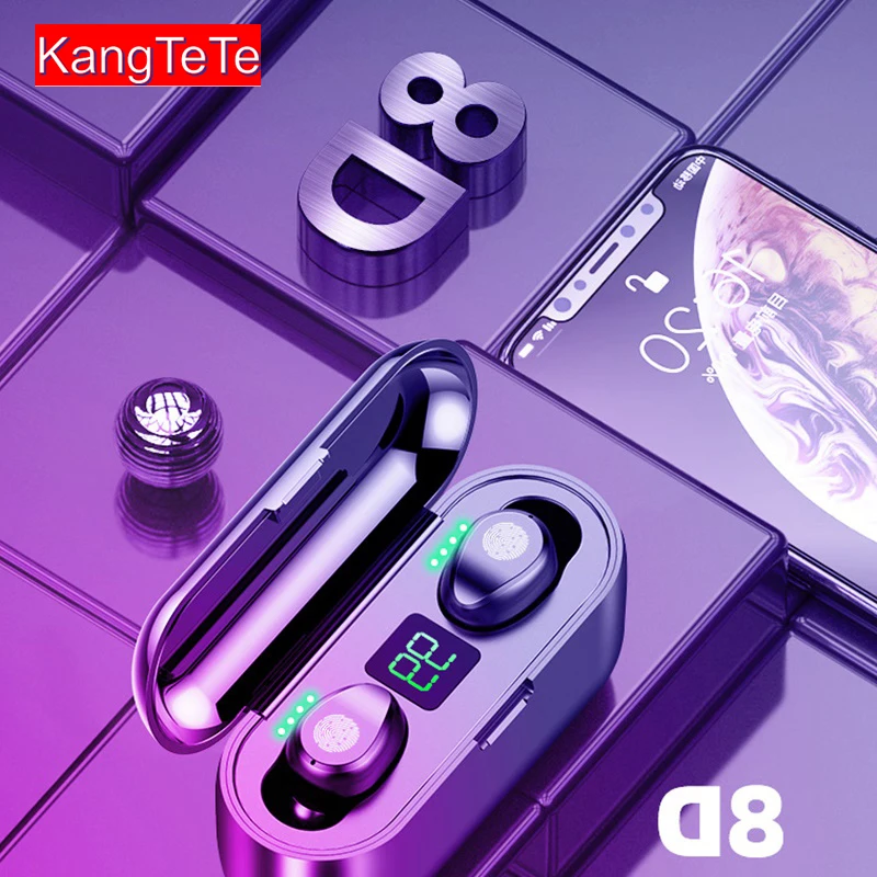 F9 TWS Bluetooth Earbud Wireless Headphone Noise Reduction Waterproof LED Display Sport Earbud Charging Box With Microphone
F9 TWS Bluetooth Earbud Wireless Headphone Noise Reduction Waterproof LED Display Sport Earbud Charging Box With Microphone