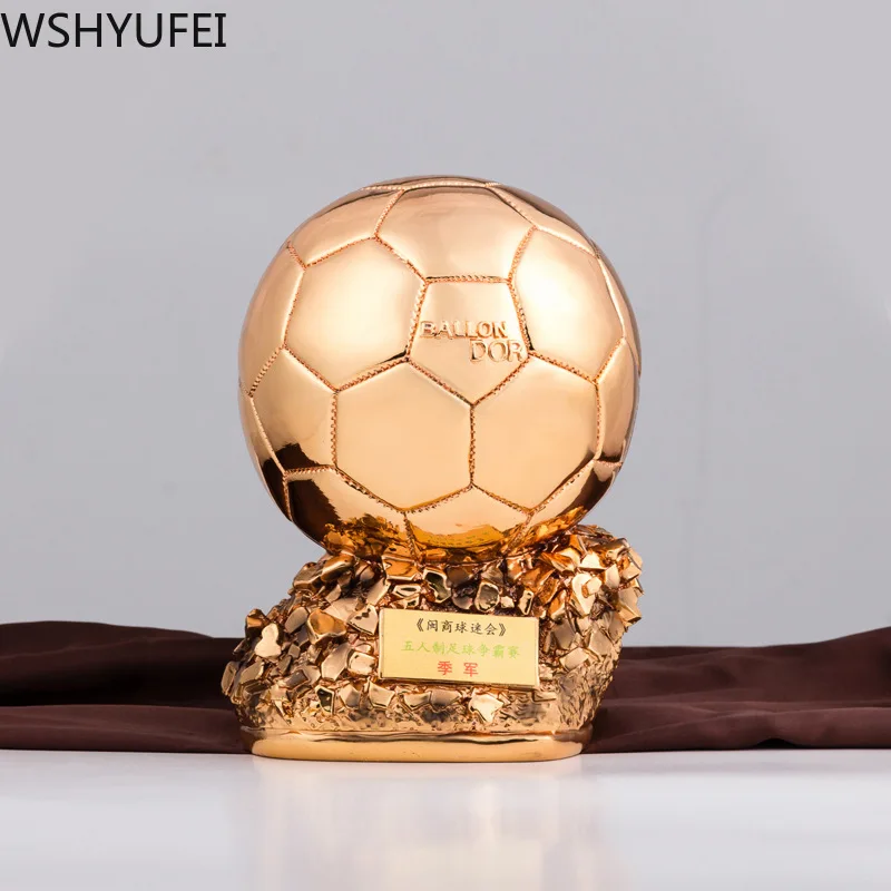 1 piece soccer trophy gift resin crafts trophy final shooting athlete electroplating golden ball award
1 piece soccer trophy gift resin crafts trophy final shooting athlete electroplating golden ball award