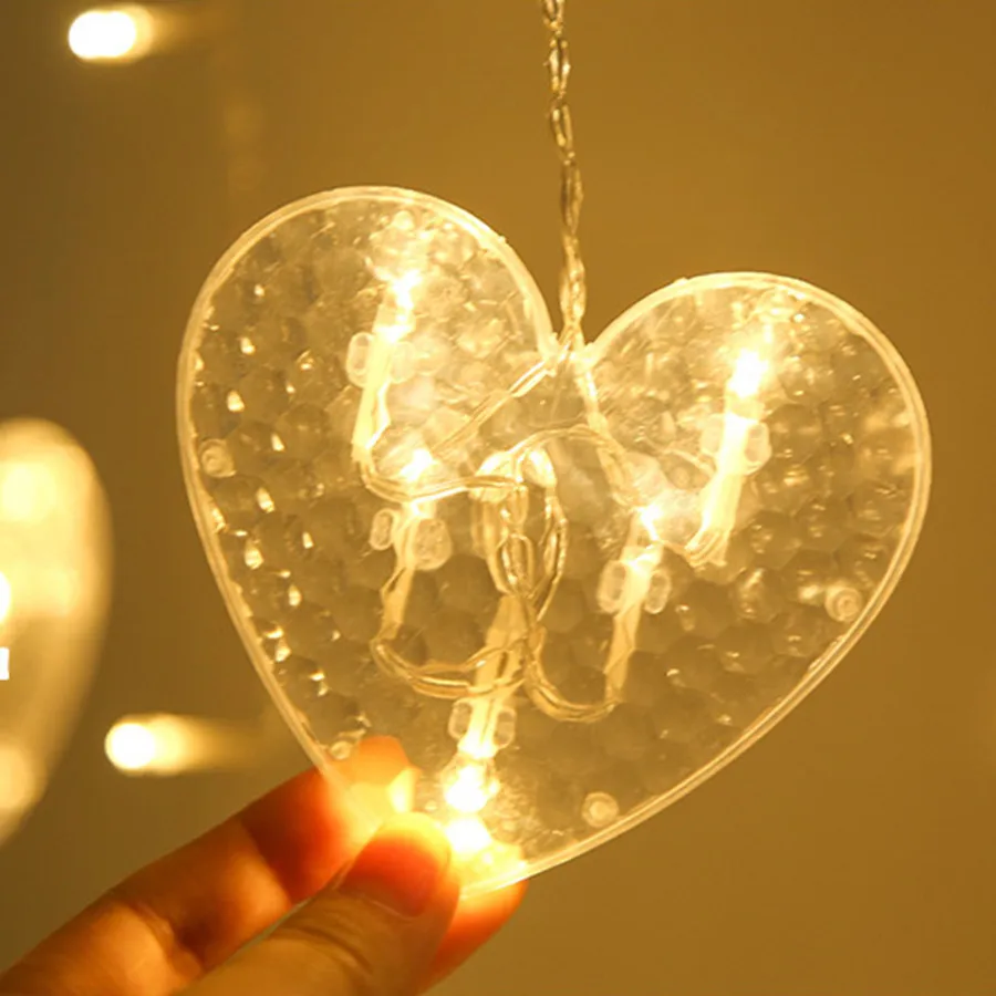 Thrisdar 2.5M Heart Love LED Curtain Icicle String Lights Christmas Garland Fairy Lights Xmas Wedding Party Decor Curtain Light 
Thrisdar 2.5M Heart Love LED Curtain Icicle String Lights Christmas Garland Fairy Lights Xmas Wedding Party Decor Curtain Light