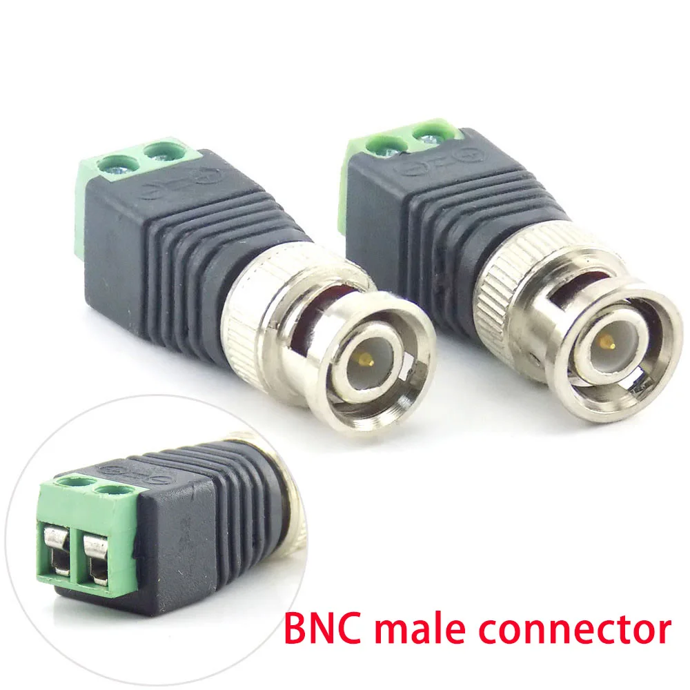 1 Pair BNC Connector Male Coax Cat5 to BNC Female Plug DC Adapter Balun Connector for CCTV Camera Accessories Led Strip Lights
1 Pair BNC Connector Male Coax Cat5 to BNC Female Plug DC Adapter Balun Connector for CCTV Camera Accessories Led Strip Lights