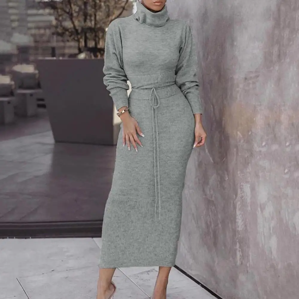 Dropshipping Women Autumn Winter Long Sleeve Sweater Maxi Bodycon Skirt Two Piece Set Outfit
Dropshipping Women Autumn Winter Long Sleeve Sweater Maxi Bodycon Skirt Two Piece Set Outfit