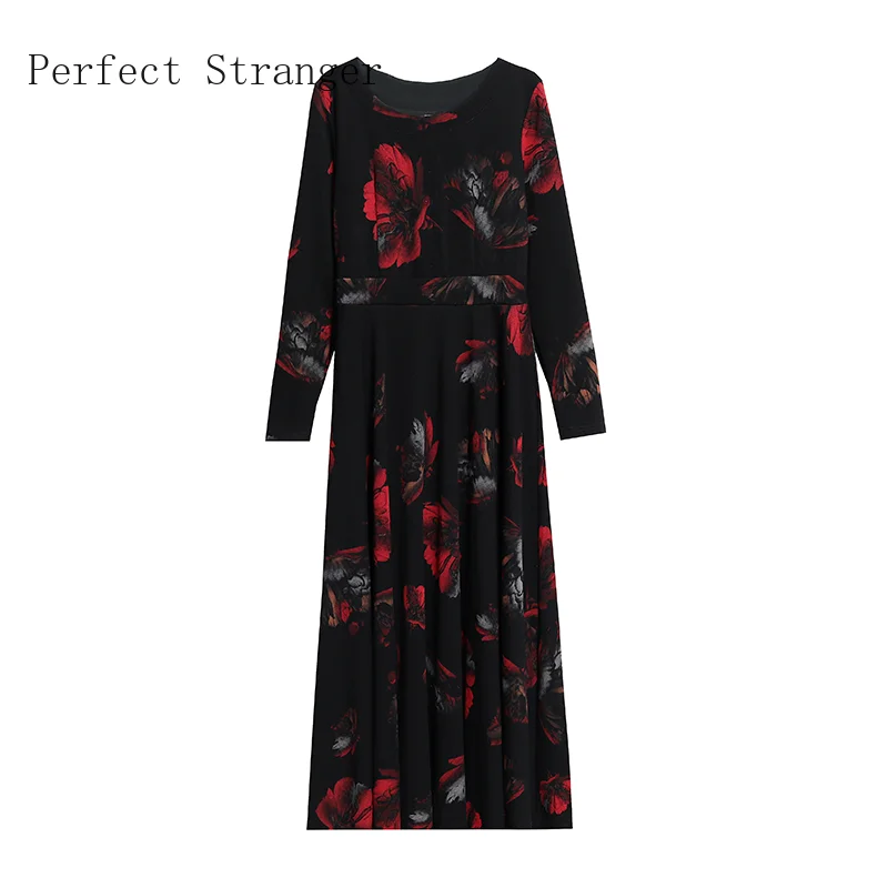 2020 Autumn Winter New Arrival High Quality Round Collar A-line Flower Printed Women Long Dress Plus Size S-3XL
2020 Autumn Winter New Arrival High Quality Round Collar A-line Flower Printed Women Long Dress Plus Size S-3XL