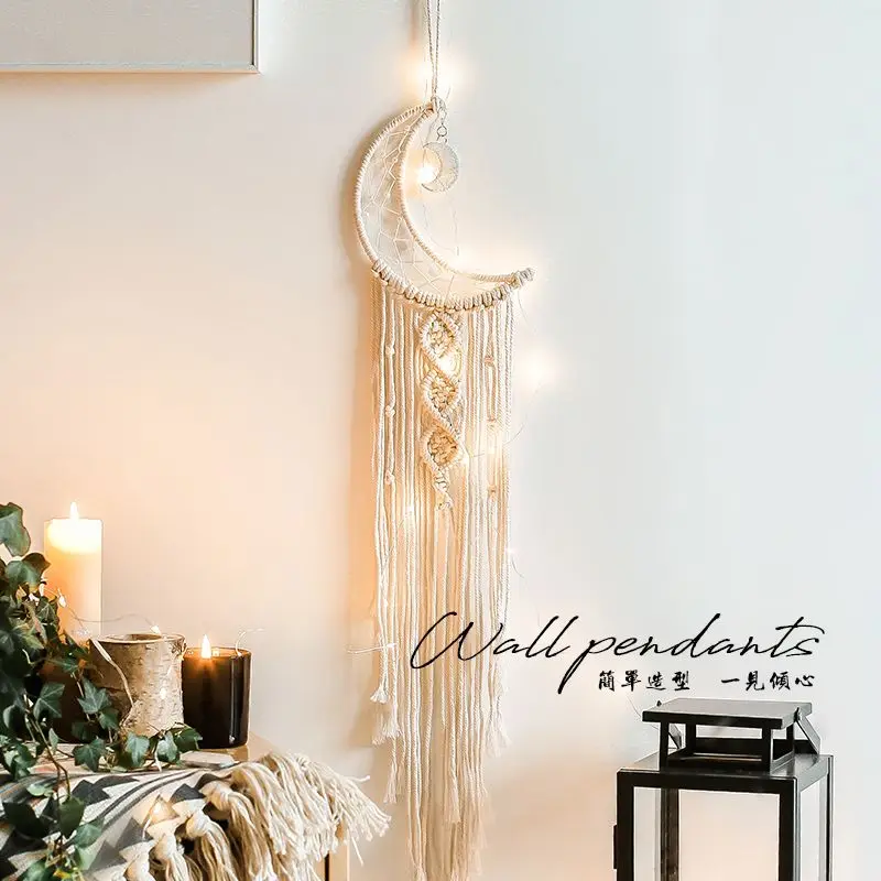 Macrame door wall hanging dream catchers moon boho wall decor nordic home dreamcatcher
Macrame door wall hanging dream catchers moon boho wall decor nordic home dreamcatcher