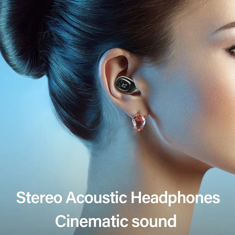 Invisible Ture Wireless Earphone Noise Cancelling Bluetooth Headphone Handsfree Stereo Headset TWS Earbud With Microphone
Invisible Ture Wireless Earphone Noise Cancelling Bluetooth Headphone Handsfree Stereo Headset TWS Earbud With Microphone
