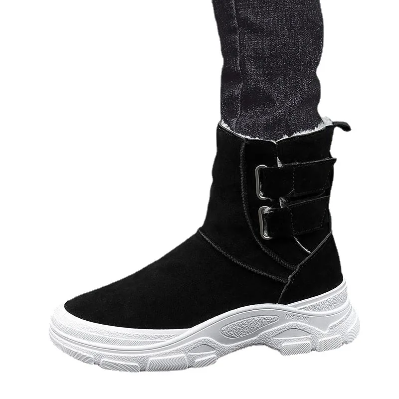 Winter Men Boots Keep Warm High Top Trendy Men Casual Shoes Work Boots Men's Cotton Boots Size 39-44 Solid Sapato Masculino
Winter Men Boots Keep Warm High Top Trendy Men Casual Shoes Work Boots Men's Cotton Boots Size 39-44 Solid Sapato Masculino