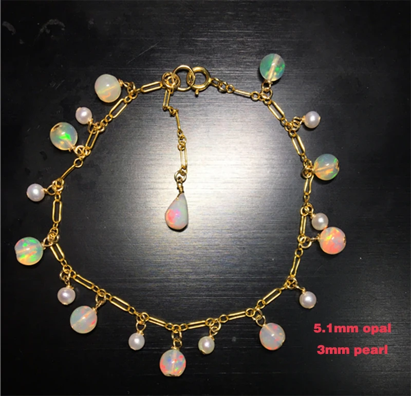 ICNWAY Natural natural opal freshwater pearl drop shape Bracelet Birthday Gift 14k GF Clasp
ICNWAY Natural natural opal freshwater pearl drop shape Bracelet Birthday Gift 14k GF Clasp