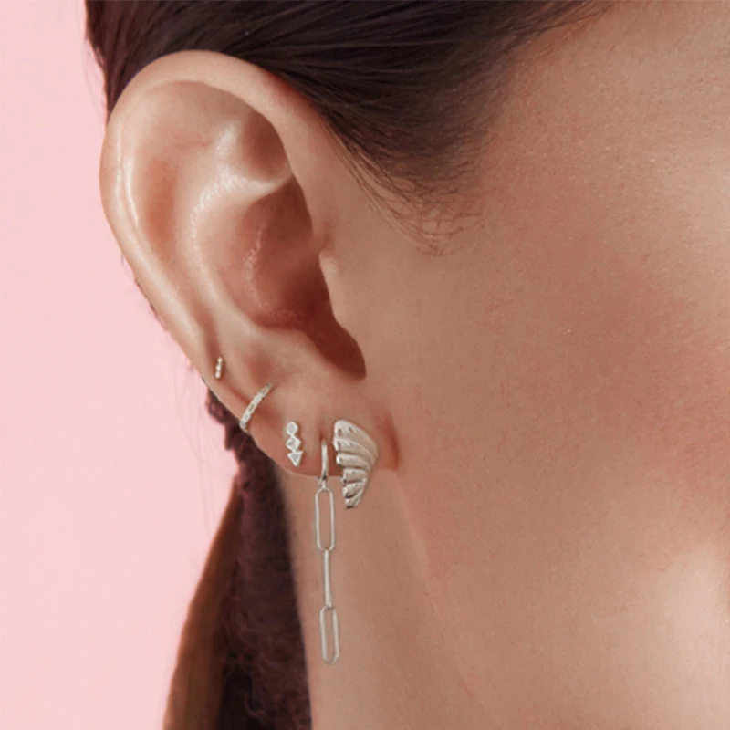 Paper Clip Chain Tassel Earring Sterling Silver Hoop Earrings for Women Piercing Huggie Jewelry Pendientes
Paper Clip Chain Tassel Earring Sterling Silver Hoop Earrings for Women Piercing Huggie Jewelry Pendientes