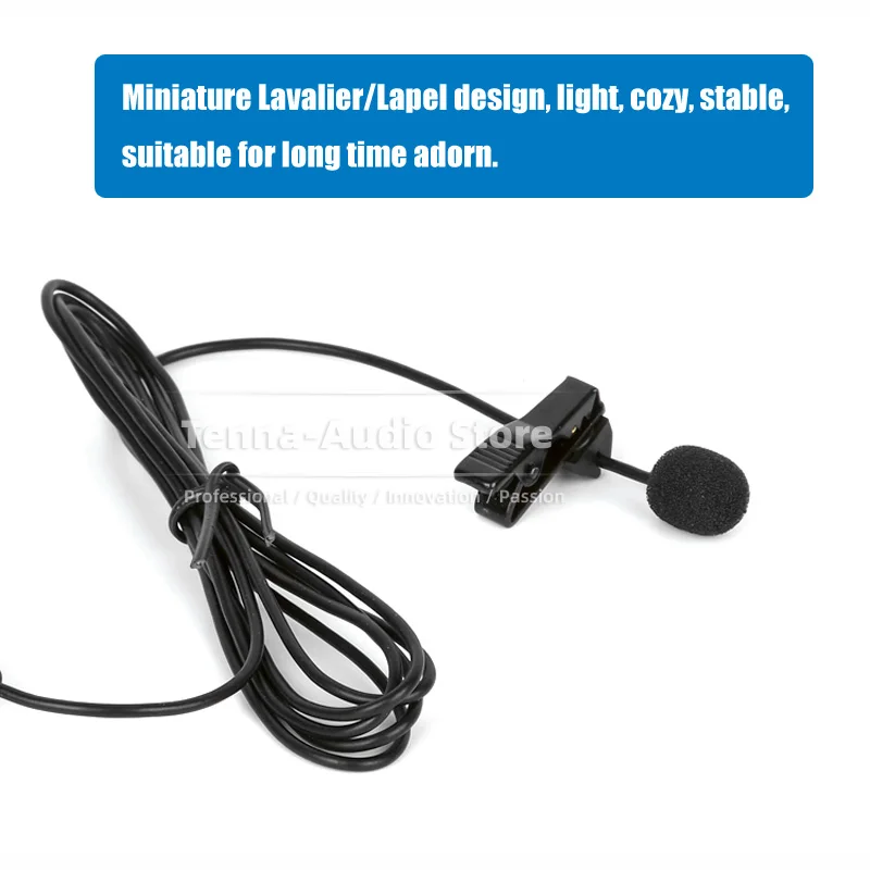 Петличный нагрудный зажим для микрофона 3 5 мм Saramonic UwMic9 TX9 TX 9 UWMIC 10 UwMic10 SR-WM4C