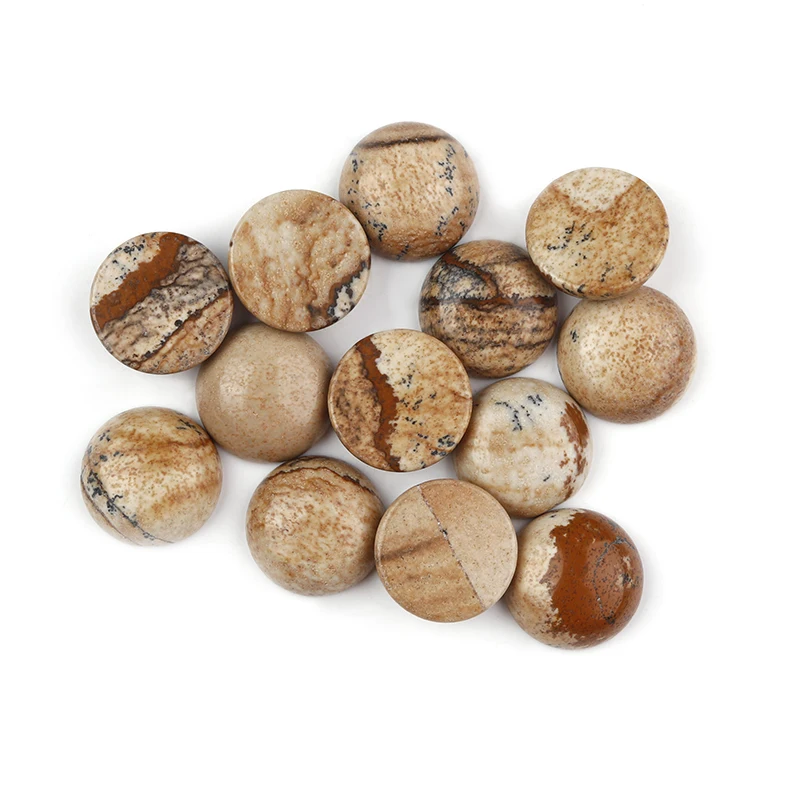 10pcs Natural Stone 4-12mm Round Flatback Picture Stone Cabochon For DIY Jewelry Making Bracelet/Pendant Accessories 
10pcs Natural Stone 4-12mm Round Flatback Picture Stone Cabochon For DIY Jewelry Making Bracelet/Pendant Accessories