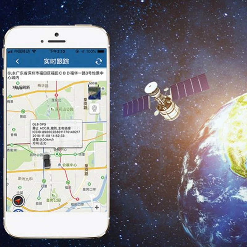 GPS трекер Тип карты без-Mount позиционер 950MAh батарея компактный и тонкий для детей