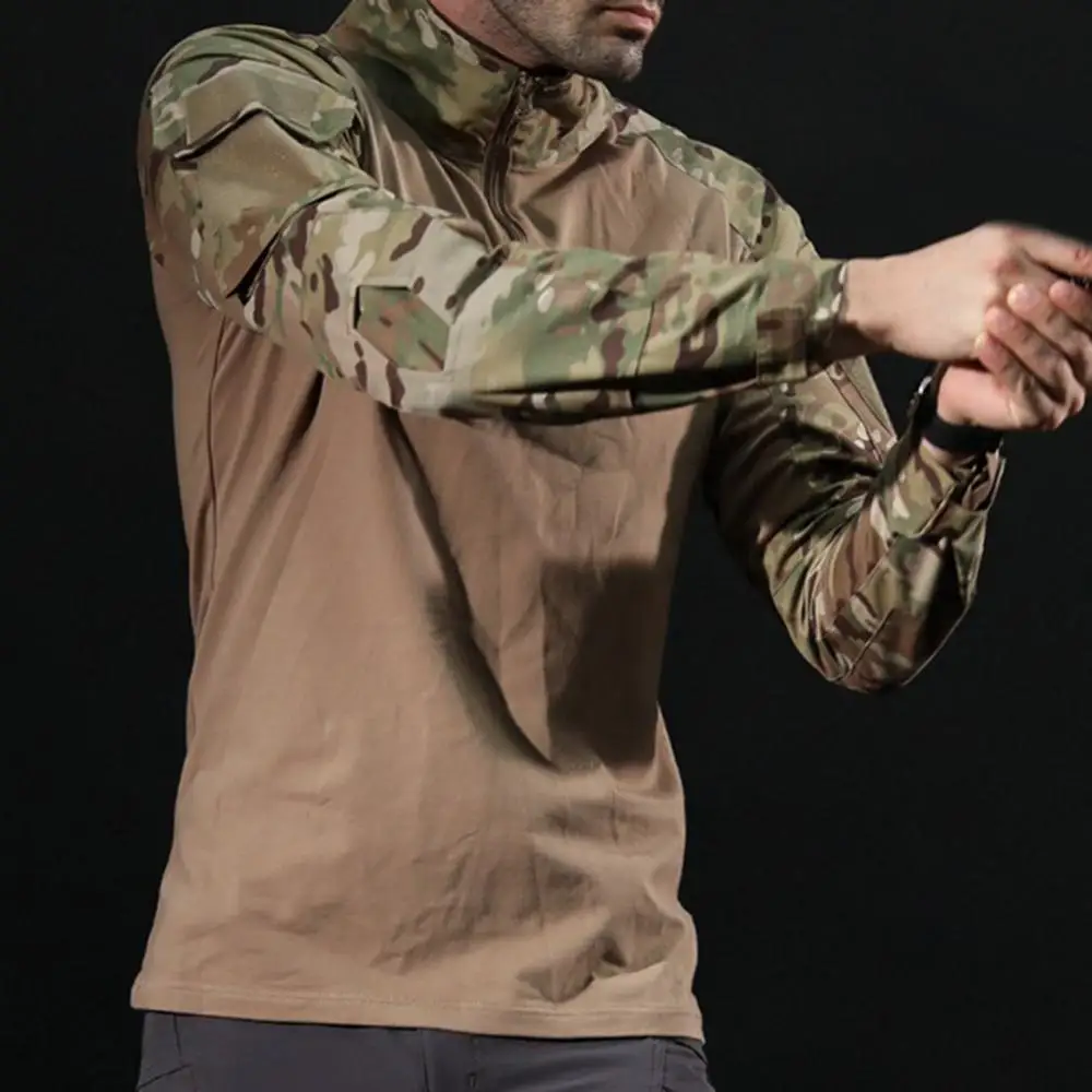 Fashion Men Quick Dry Military Army T Shirt Long Sleeve Camouflage Tactical Shirt Combat Soldier Field Shirts for HuntingOutwear
Fashion Men Quick Dry Military Army T Shirt Long Sleeve Camouflage Tactical Shirt Combat Soldier Field Shirts for HuntingOutwear