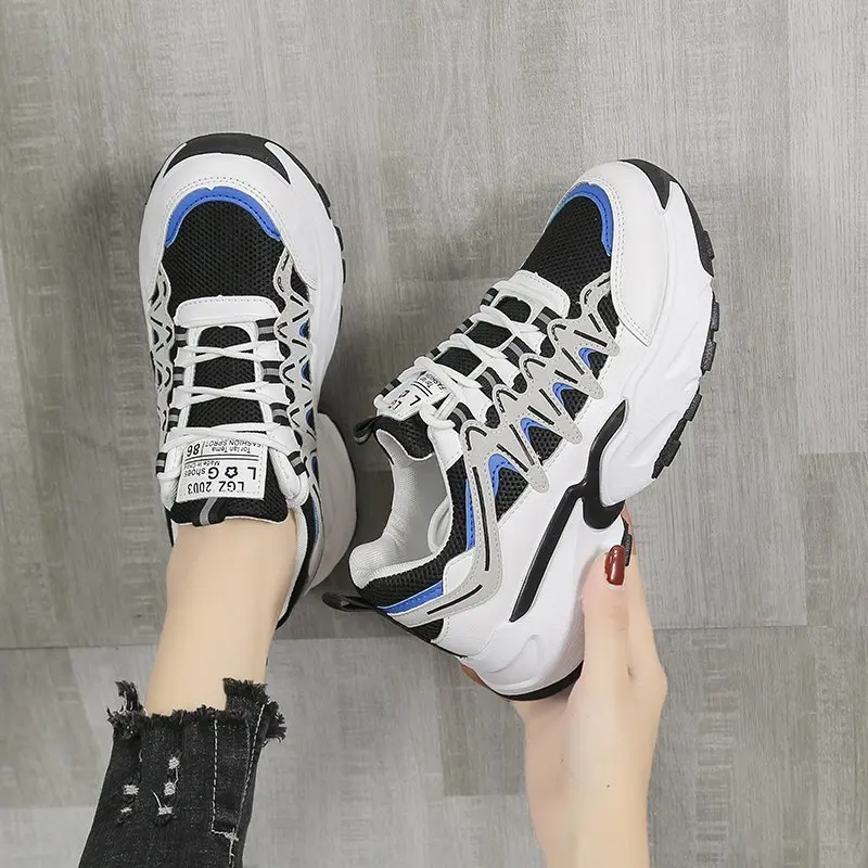 2021 Spring Platform Women Sneakers White Sport Lightweight Breathable Leisure Shoes Lace Up Comfortable Female Sneakers Fashion
2021 Spring Platform Women Sneakers White Sport Lightweight Breathable Leisure Shoes Lace Up Comfortable Female Sneakers Fashion
