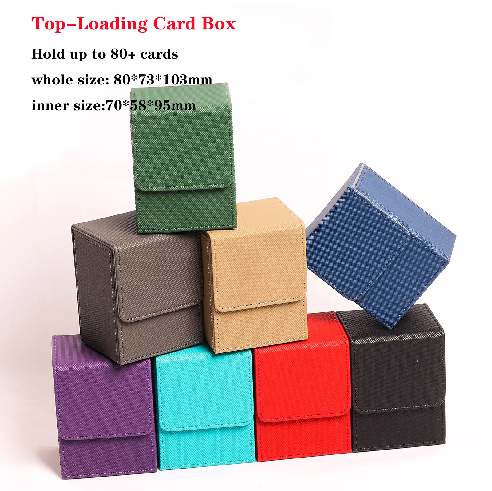 80+Top-Loading Deck Cards Box Card Case Container Collection for CCG MTG TCG Magic Board Game Trading Cards Sleeve Holder Box
80+Top-Loading Deck Cards Box Card Case Container Collection for CCG MTG TCG Magic Board Game Trading Cards Sleeve Holder Box