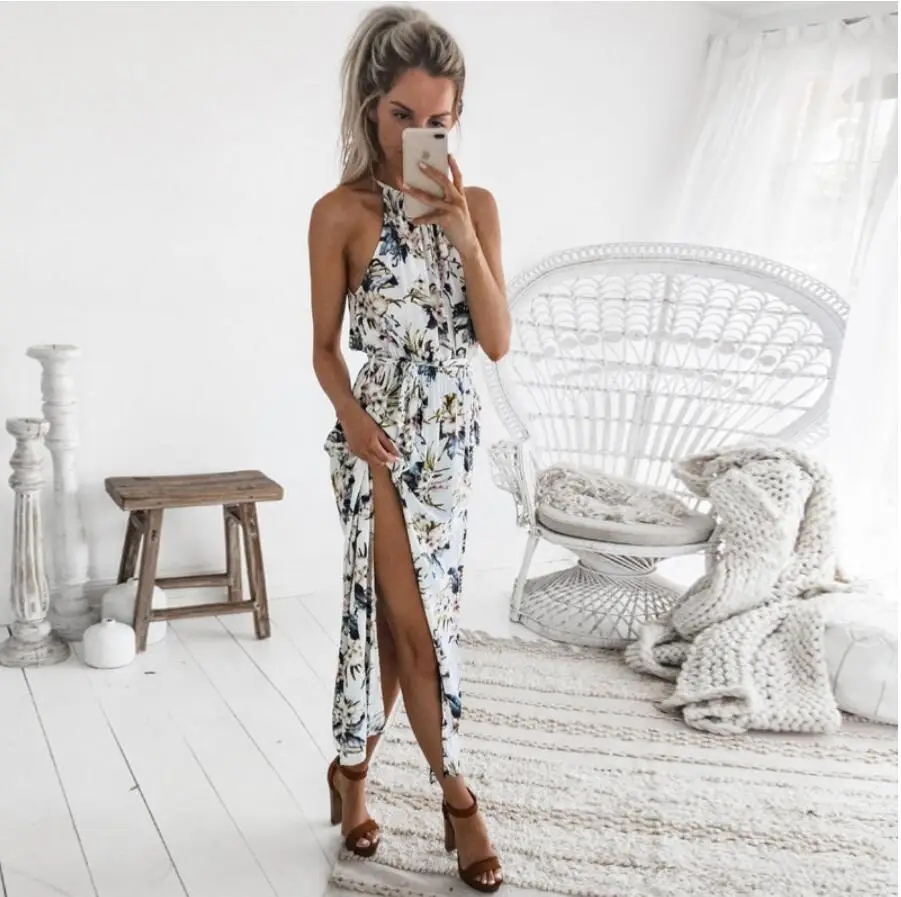 2021 Boho Floral Print Straps Long Dress Women Sexy Backless Summer Beach Maxi Dresses Womens Casual Vestidos Femme
2021 Boho Floral Print Straps Long Dress Women Sexy Backless Summer Beach Maxi Dresses Womens Casual Vestidos Femme