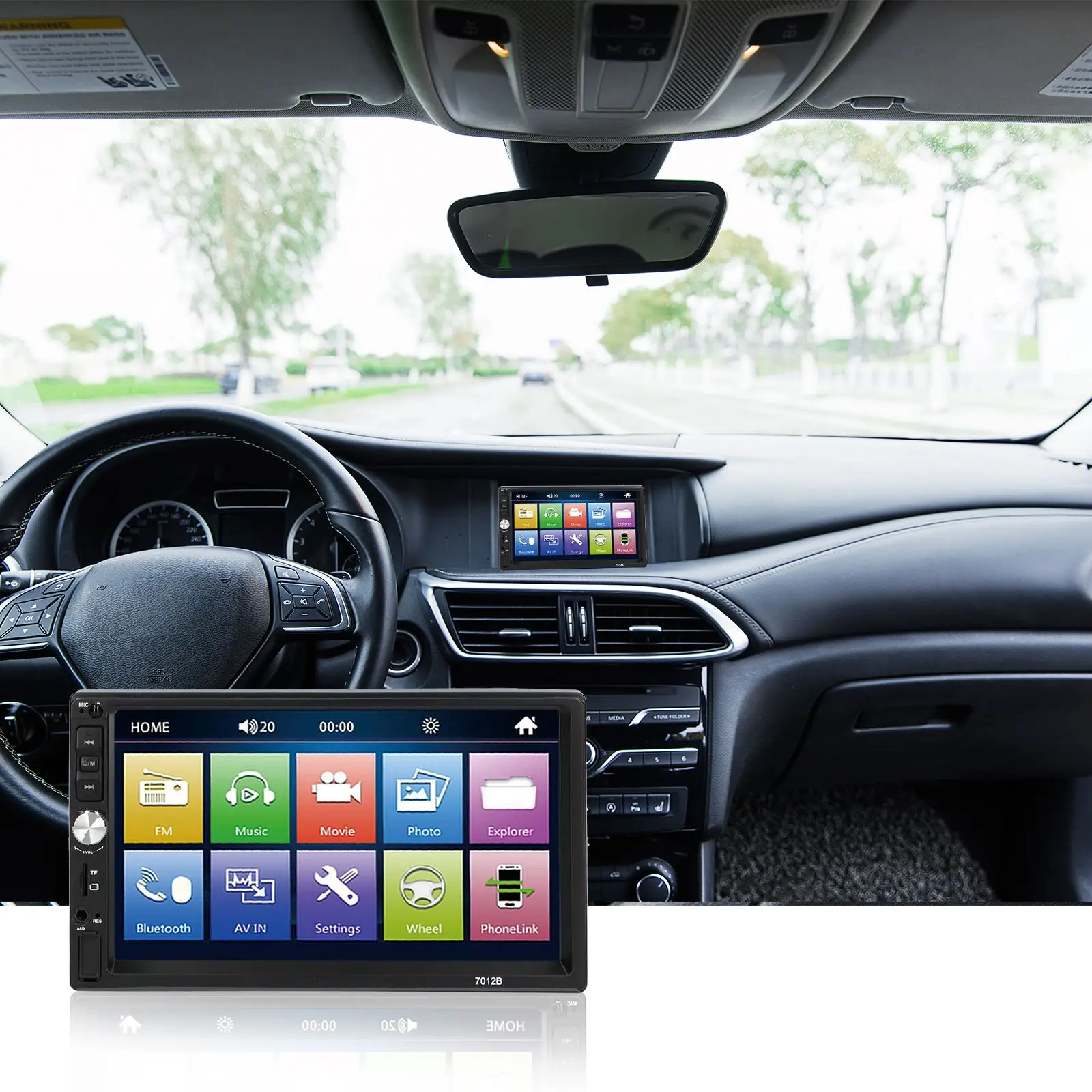 7inch Car Multimedia Player Car MP5 Player With Bluetooth FM Function Car Multi-Function Audio Receiver Supports Reversing Image
7inch Car Multimedia Player Car MP5 Player With Bluetooth FM Function Car Multi-Function Audio Receiver Supports Reversing Image