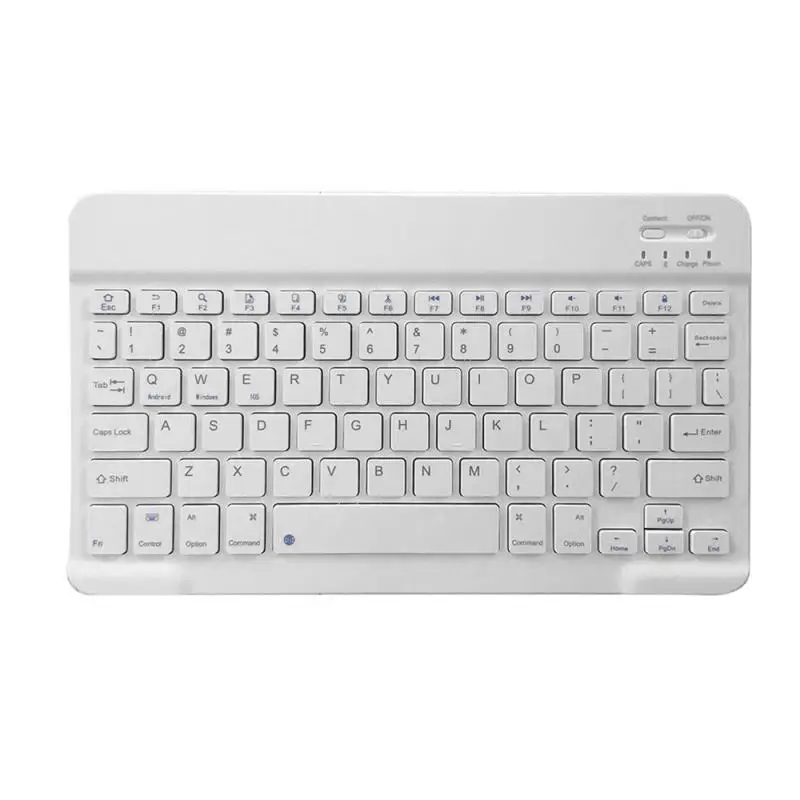 7/10 дюймовая Мини Bluetooth-совместимая клавиатура для Ipad телефона планшета резиновые